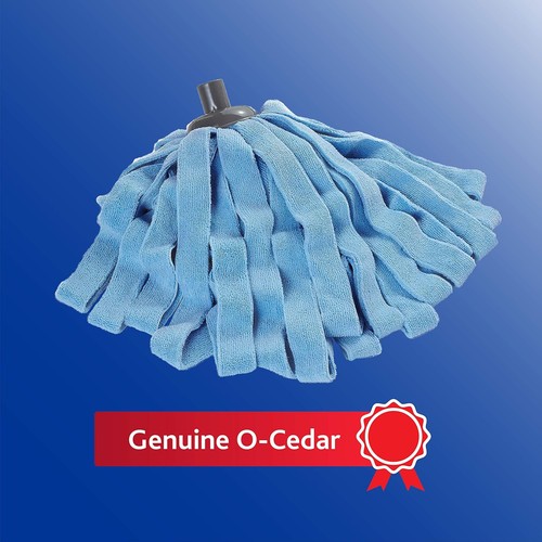 O-Cedar Microfiber Cloth Mop Refill, Blue 1 Count (Pack of 1), - Picture 3 of 11