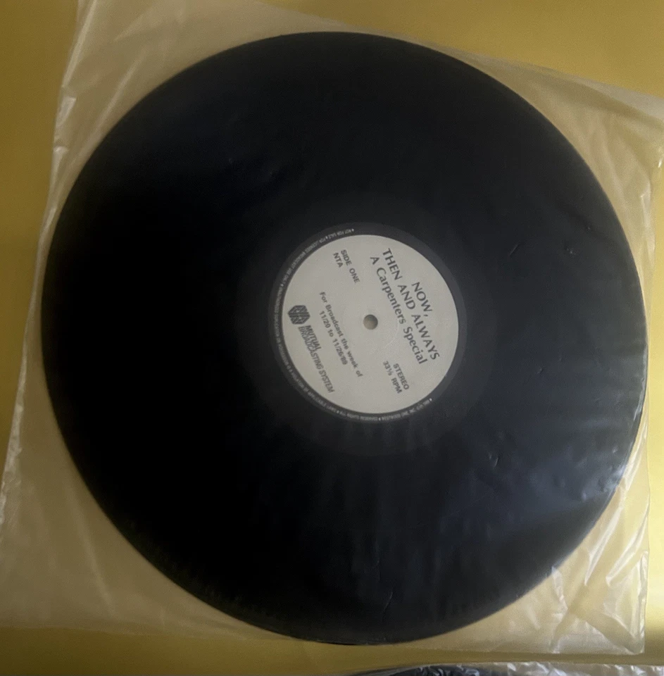 Carpenters, Now Then And Always, A RARE Special. Mutual Broadcasting System *NM* - Image 3 of 4