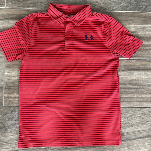 UNDER ARMOUR Boys Clothing Bundle Polo Shirts Shorts 4-Piece Size M 10/12 - Picture 2 of 6