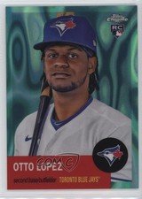 2022 Topps Chrome Platinum Anniversary Aqua Lava Refractor /299 Otto Lopez 0i1b