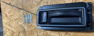 #ad Door Pull Assembly Inner. Saab 900 2 or 3 door or Convertible. LEFT w Pull Rod $65.00