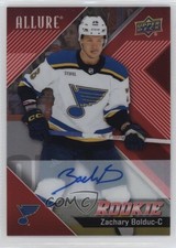 2024-25 Upper Deck Allure Rookies Red Rainbow Auto Zachary Bolduc #102 Auto 0t2