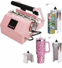 BetterSub 3in1 40 OZ Tumbler Mug Heat Press Machine 30 OZ 20 OZ 16 OZ Sublima...