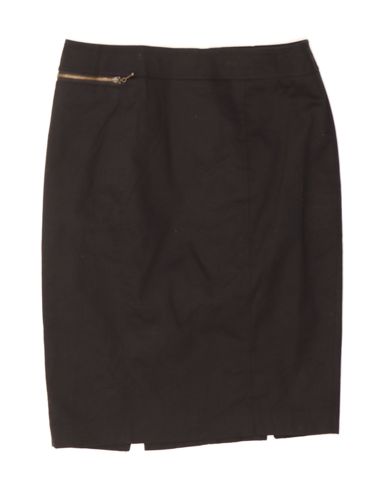 MOSSIMO Womens Pencil Skirt US 8 Medium W30  Black Cotton AH02