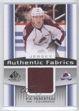 2013-14 SP Game Used Edition Authentic Fabrics Jerseys PA Parenteau #AF-PA l7u