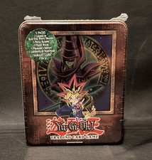 2003 Yugioh Collector Tin, Yugi/Dark Magician, MINT!, Fact Sealed &Case Fresh D4
