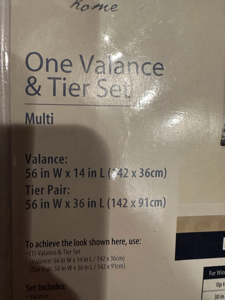 Un juego de dos cenefas de faro y nivel 56 de ancho Foto 3 de 3