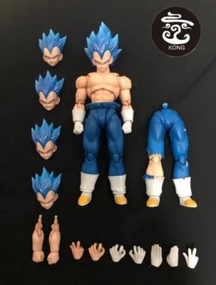 Kong Studio Vegeta super Saiyan Blue Evolution Battle Damaged ähn. S.H. Figuarts