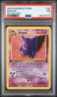 1999 Pokemon Fossil Gengar 1st Edition PSA 7 #20