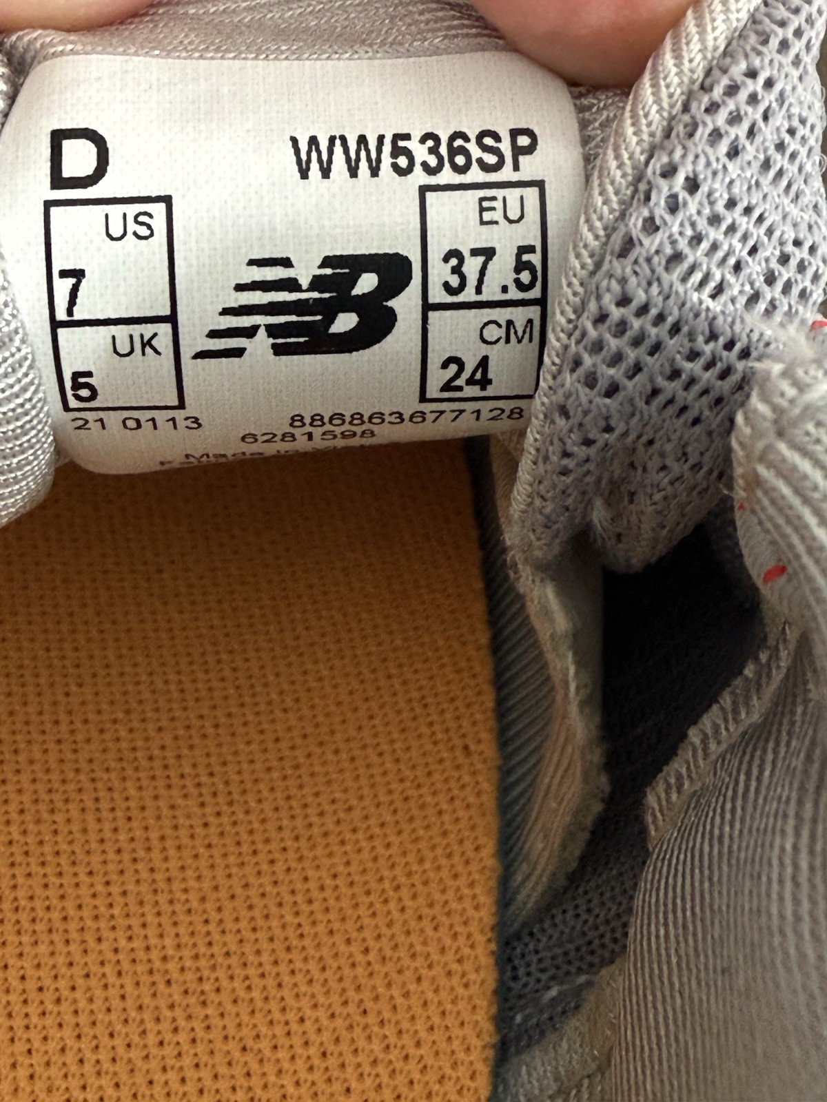 New Balance Womens 536 WW536SP Gray Running Walking Shoes Sneakers Size 7 thumbnail 9