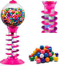 Big Light and Sound Spiral Gumball Bank - 21" - Gumballs Included - Kids Twirlin