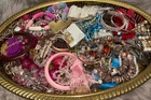 Vtg to Now Costume Jewelry Lot 60 Pieces All Wearable