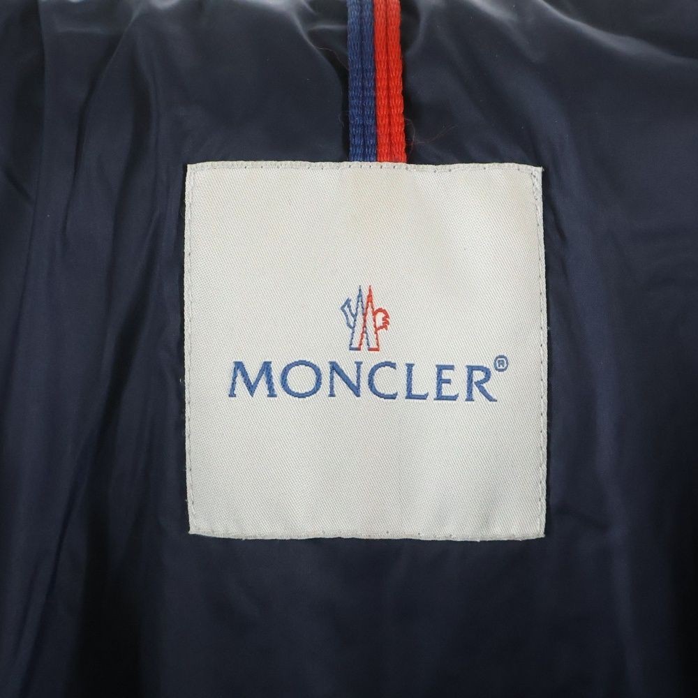 MONCLER Front One Point Logo Embroidery Zip Up Down Jacket Blouson Jacket MA-1 thumbnail 5