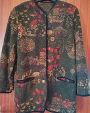 Trachtenjacke neuwertig Walker mit herrlichem Natur Motiv  Jacke 38