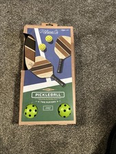 The Kraftsman Company Two Player Pickleball Wooden Game Set NEW