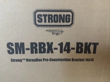 Strong SM-RBX-14-BKT VersaBox Recessed Dual Layer Flat Panel Solution-Black-NEW!