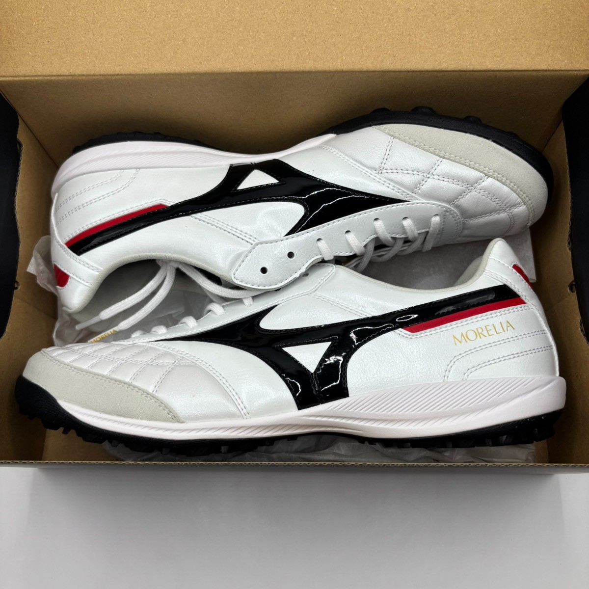 MIZUNO Morelia SALA JAPAN TF Q1GB250209 Super White Pearl/Black