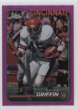 2024 Topps Chrome Pink Refractor Archie Griffin #26 1eh5