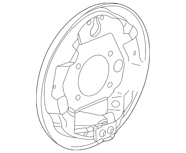 Genuine GM Backing Plate 22676069 Foto 2 de 3