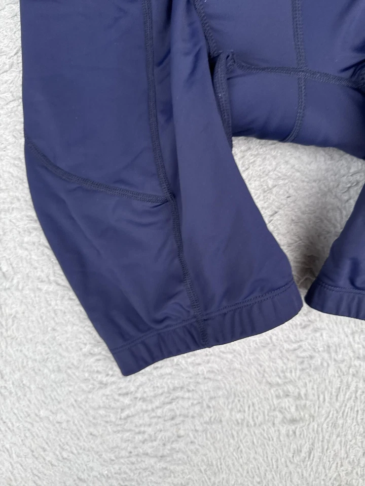 Pantalones Cortos de Ciclismo Baleaf Para Hombres Medianos Azul Marino Acolchados 3D Bolsillos de Gel Gamuza de Compresión Foto 3 de 4