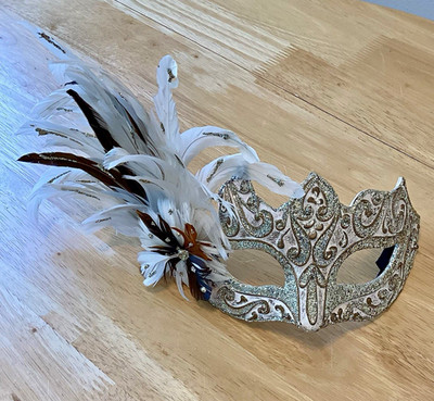 Authentic Balocoloc Venezia Mask Crafted By Master Mask Makers in Venice Italy