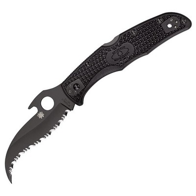 Spyderco Matriarch 2 mit VG-10 Edelstahlklinge, FRN-Griff in schwarz, Backlock