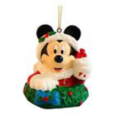 39953 - Mickey Mouse in Wreath Ornament - |Pod 2-15|