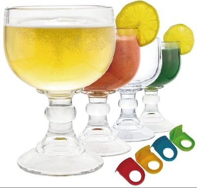 Juego De Vasos Para Beber De Cristal Vasos Altos De Vidrio Transparente.