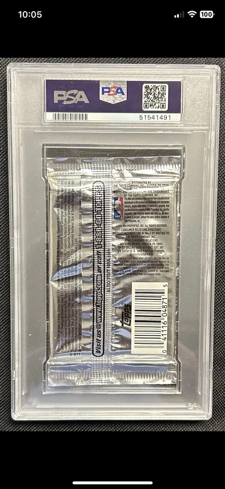 Kobe? LeBron? Refractor? 2004 Topps Chrome Basketball Hobby Foil Pack PSA10 POP2 - Image 2 of 3