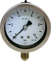 "Afriso Manometer In Chemie-AusfüHrung 63Mm DN8 1/4\" 0-16Bar"