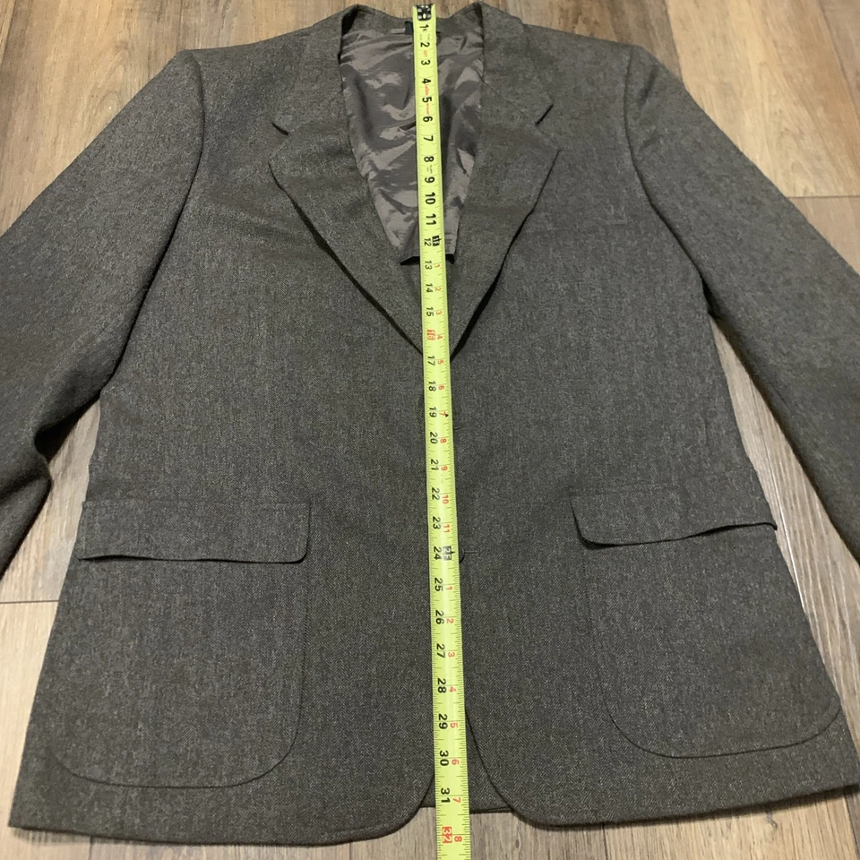 Blazer De Colección Patagonia Tweed Espiga Para Hombre Talla 44R Marrón Clásico RARO Foto 2 de 4