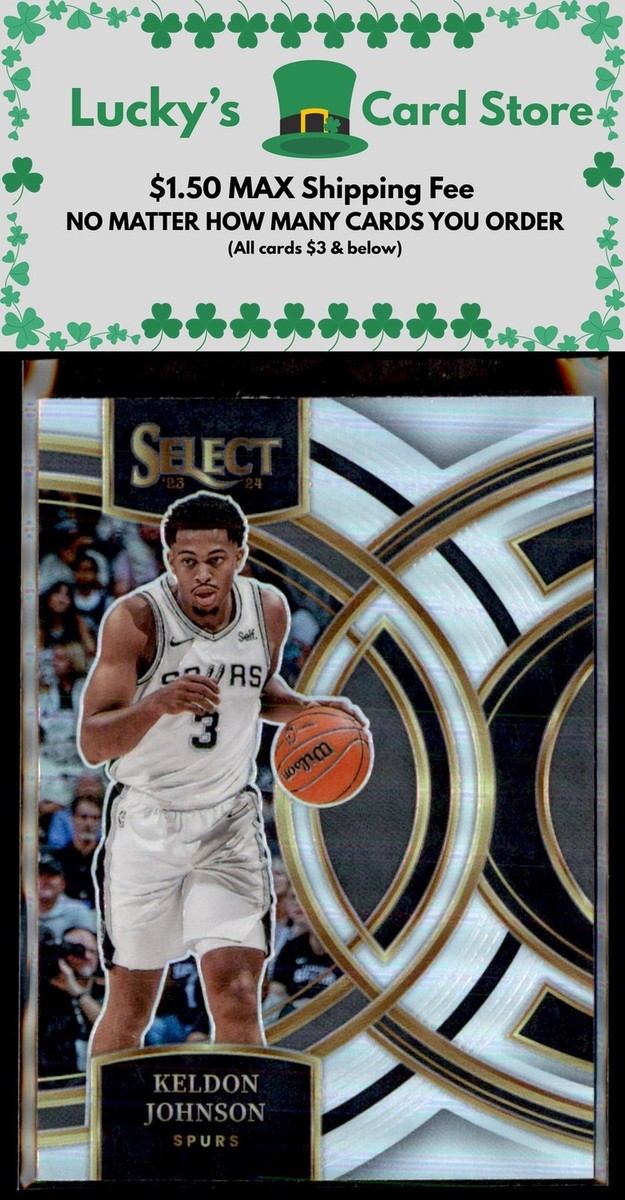 2023-24 Panini Select #140 Keldon Johnson Silver Prizms | eBay