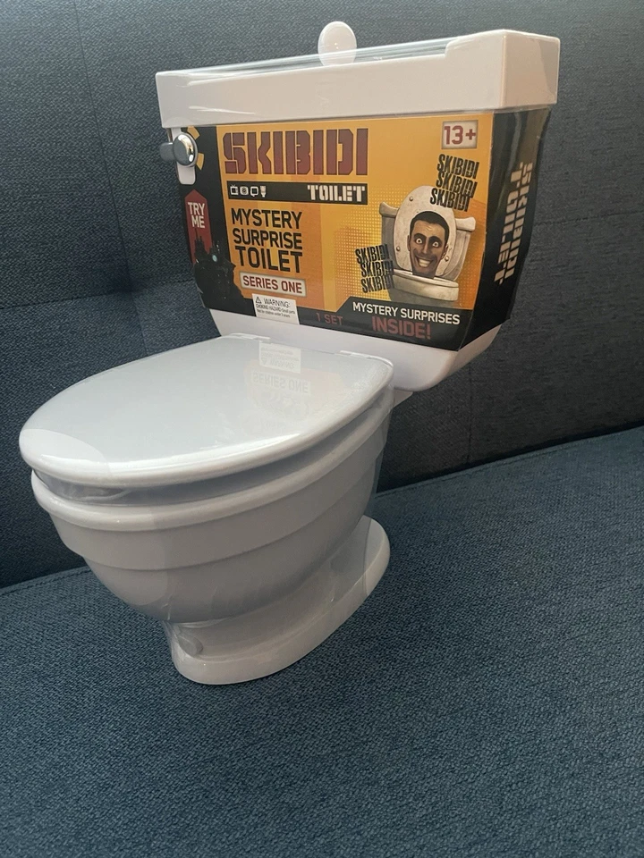 Vaso sanitário Skibidi mistério surpresa descarga com 2x figuras misteriosas série 1 - Imagem 2 de 3