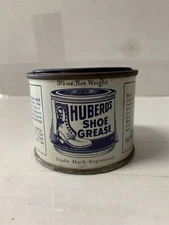 Can Vintage Huberd's Shoe Grease 3.5 ozs - great graphics- RARE!!!