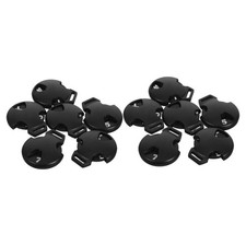 12Pcs Durable Golf Club Number Tags Rotating Heart Shape Golf Accessories