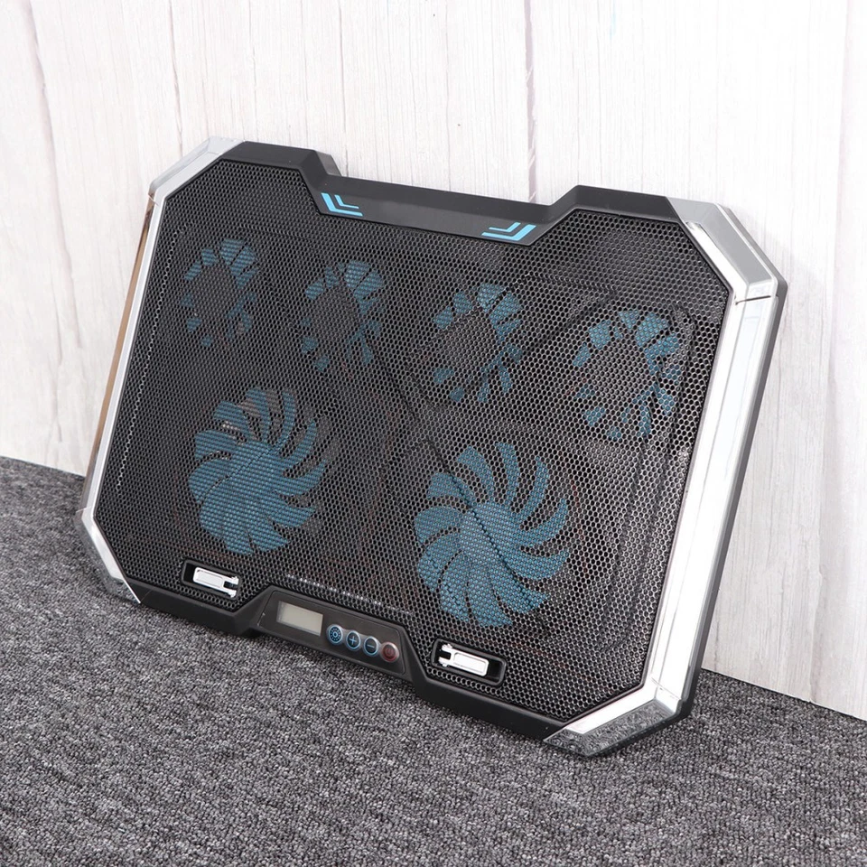 Stumm-Laptop-Kühlmatte einstellbar RGB-Notebook-USB-Kühler-Computer-Ständer - Bild 4 von 4