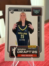 Paige Bueckers Panini WNBA Draft 25 #1/67412 Dallas Wings