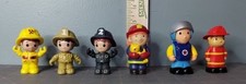 Lot of 6 Firefighter Rescue Figures All Shown