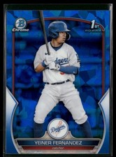 2023 Bowman Sapphire Edition #BCP-138 Yeiner Fernandez
