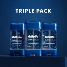 3 Pack Gillette Cool Wave Clear Gel Antipersp...