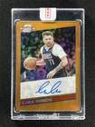 2023-24 Panini Contenders Optic Luka Doncic Orange Prizm 1986 Tribute Auto /15