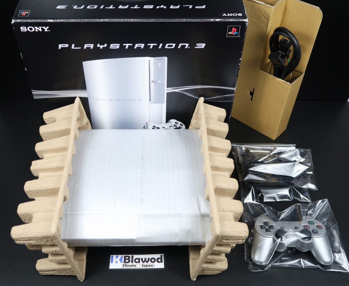 SONY PLAYSTATION 3 PS3 Satin silver Console CECHH00 SS 40GB F/S