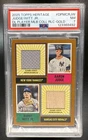 2025 Topps Heritage Bobby Witt Aaron Judge Dual Relics 07/50 PSA 7 JERSEY MATCH!