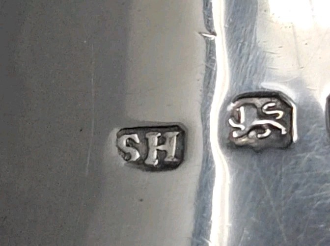 Solomon Hougham Georgian Sterling Silver Pap Boat C. 1815 London