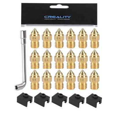Creality Ender 3 S1 18Pcs Nozzle and Silicone Sock, for 3 S1/Ender 3... 