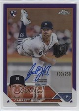 2023 Topps Chrome Update Purple Refractor 193/250 Garrett Hill #RA-GH Auto 0cv
