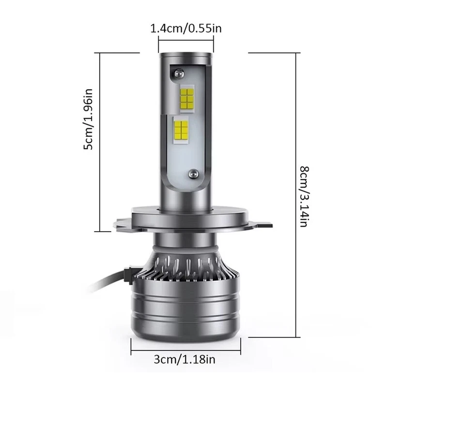 Par de faros LED 7x6\'\' 5x7 para Toyota Celica 1982-1993 MR2 Tacoma Tercel Foto 4 de 4