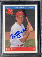 Deck, Billy - 1996 Johnson City Cardinals Team Set - Autograph