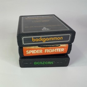 Atari 2600 4-Switch Woodgrain Console LOT w/ 3 Games, Joystick, Paddles & Coax