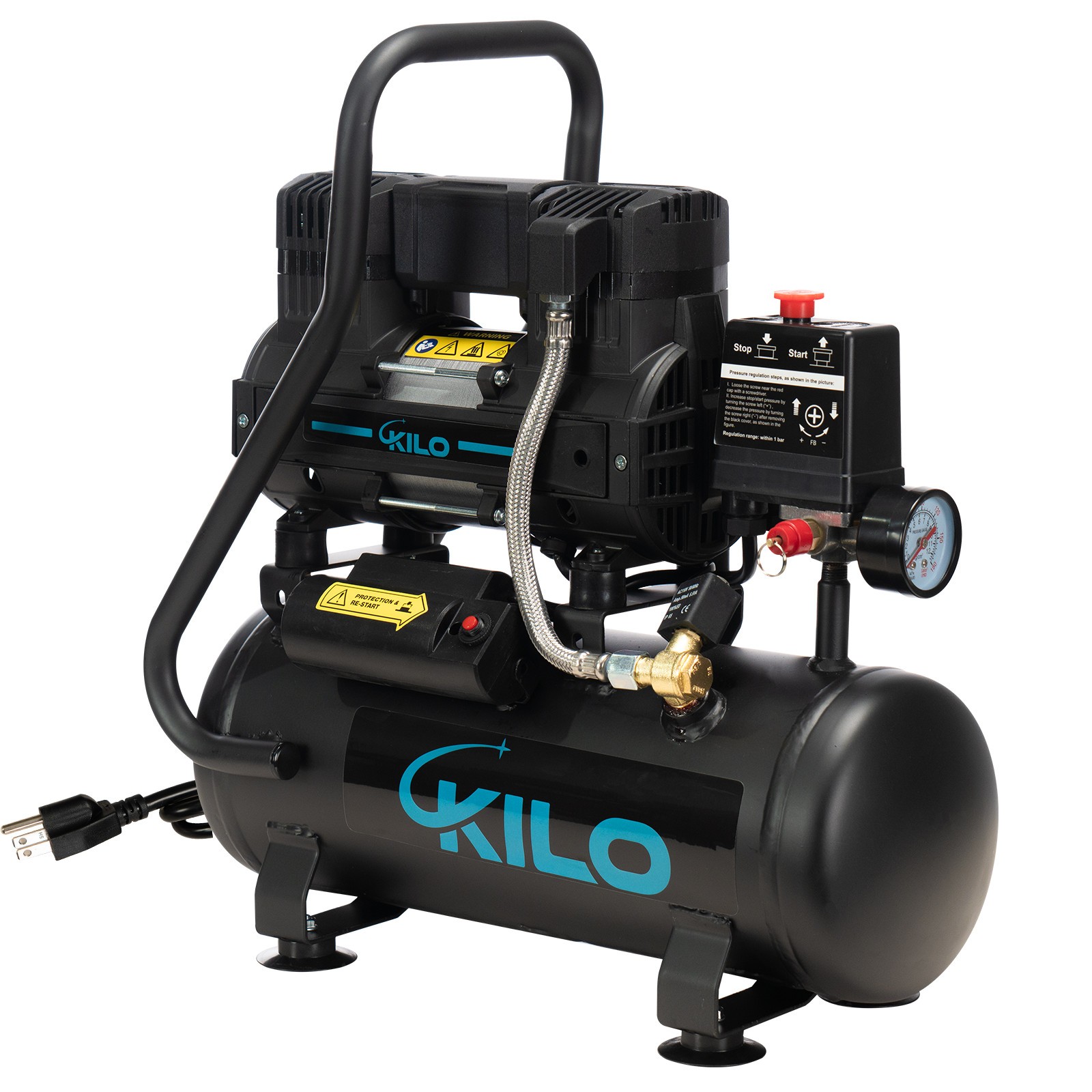 1.0hp Max.100 Psi Pressure 65db Compressor